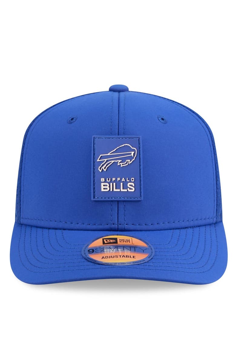 New Era Men's New Era Royal Buffalo Bills 2025 Sideline 9SEVENTY Trucker Adjustable Hat, Alternate, color, Royal