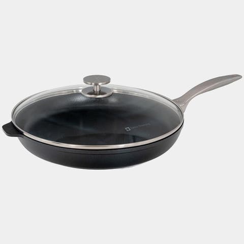 CHD Nonstick Fry Pan, 12.5-Inch with Lid