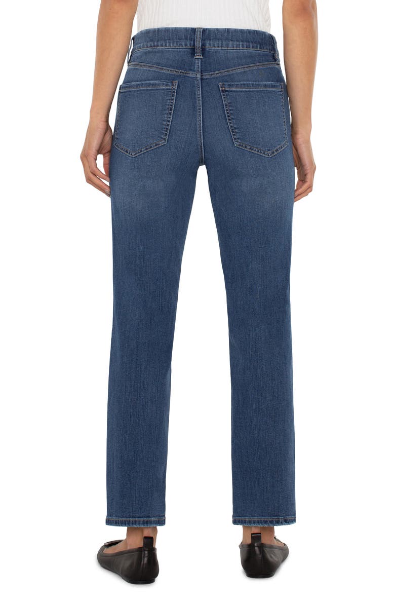 Liverpool Los Angeles Gia Glider Slim Fit Pull-On Crop Jeans, Alternate, color, Sage Creek