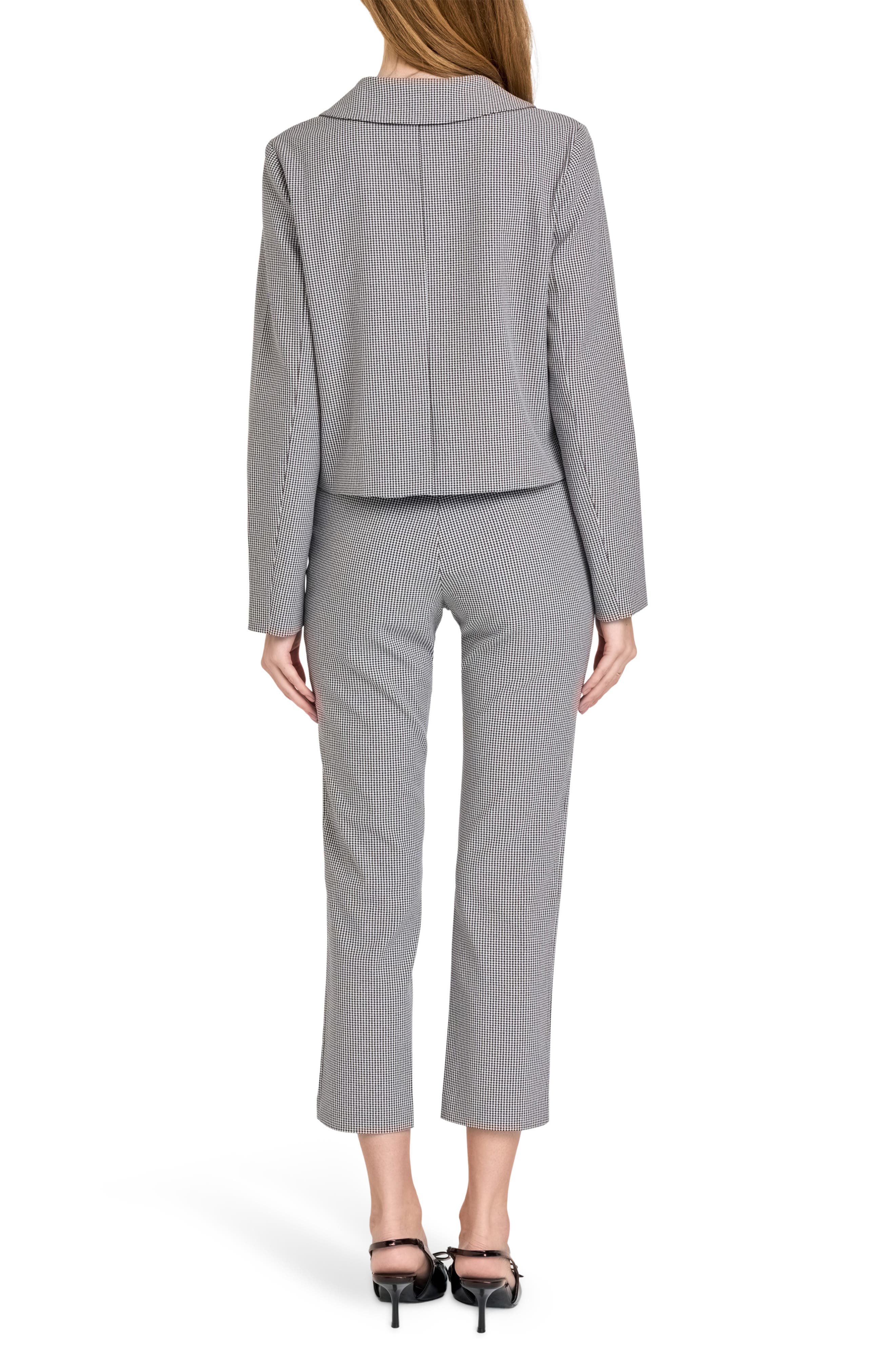 Melina Houndstooth Crop Pants - image 2