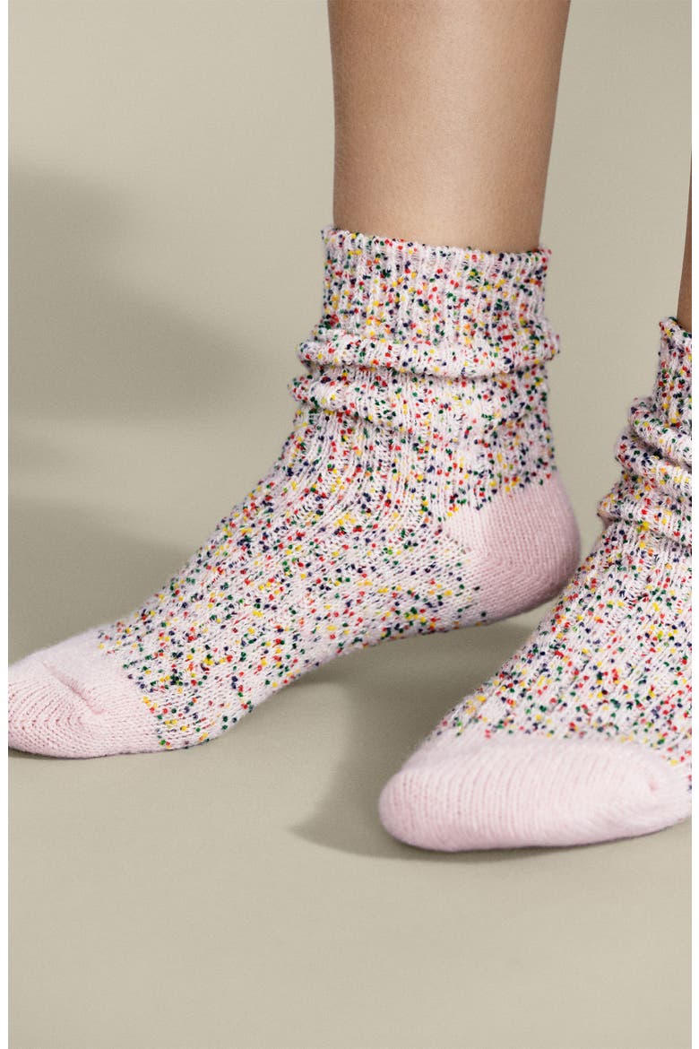 Disco Short Crew Socks, Alternate, color, SPRINKLES