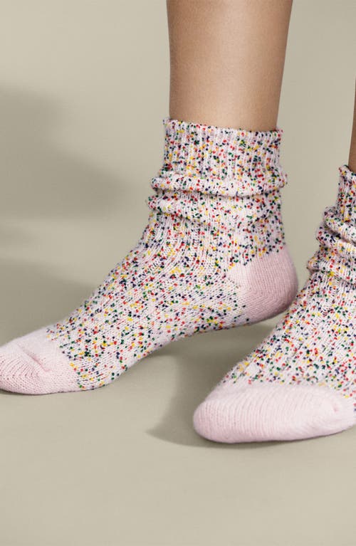 Hansel From Basel Disco Short Crew Socks In Pink