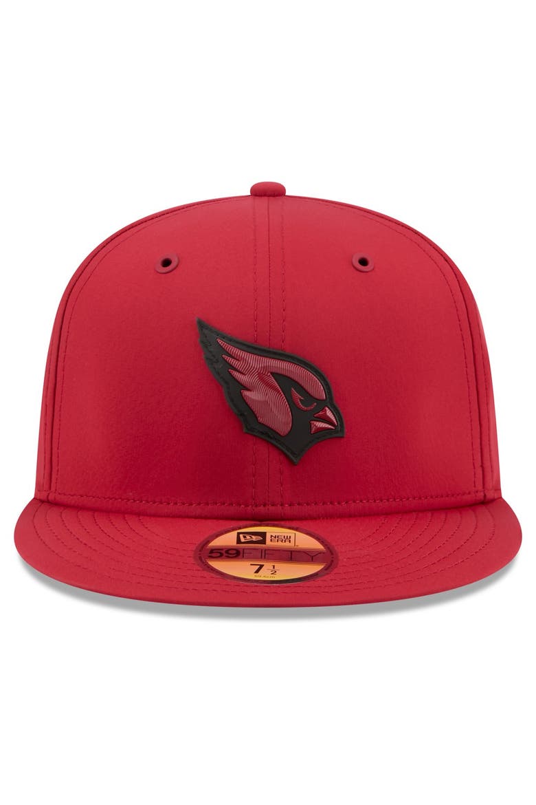 Men's New Era Cardinal Arizona Cardinals 2026 Sideline 59FIFTY Fitted Hat, Alternate, color, Cardinal