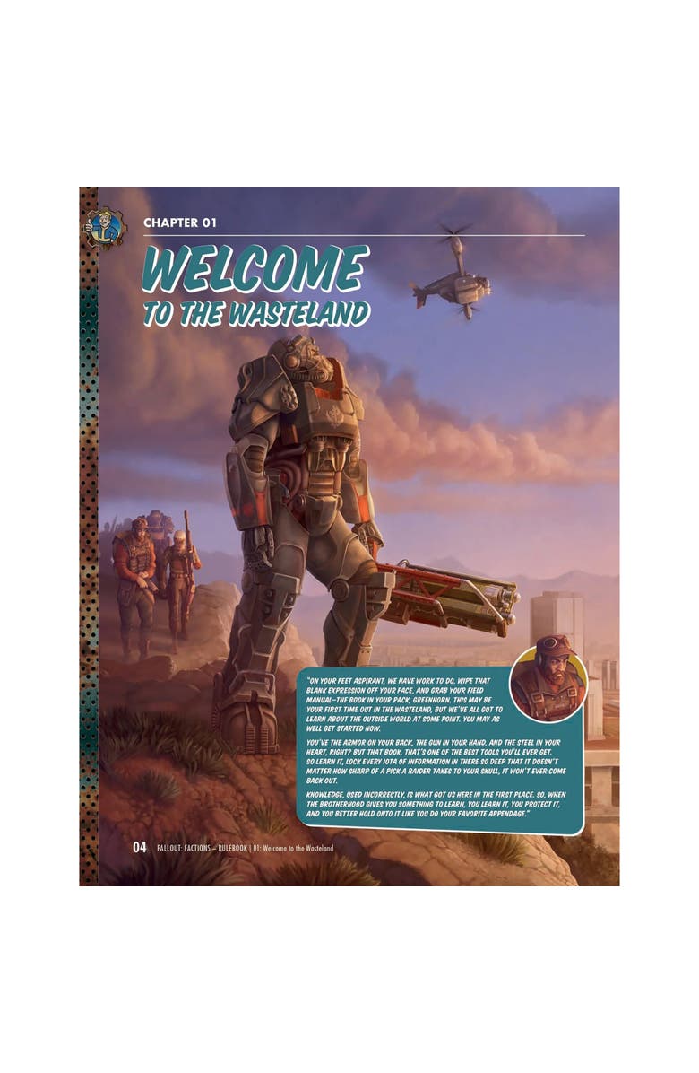 Modiphius Entertainment Modiphius Fallout Factions Core Rulebook Hardcover Rpg Campaign, Alternate, color, Multicolored