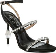 LONDON RAG Aragon Crystal Embellished Ankle Strap Sandal