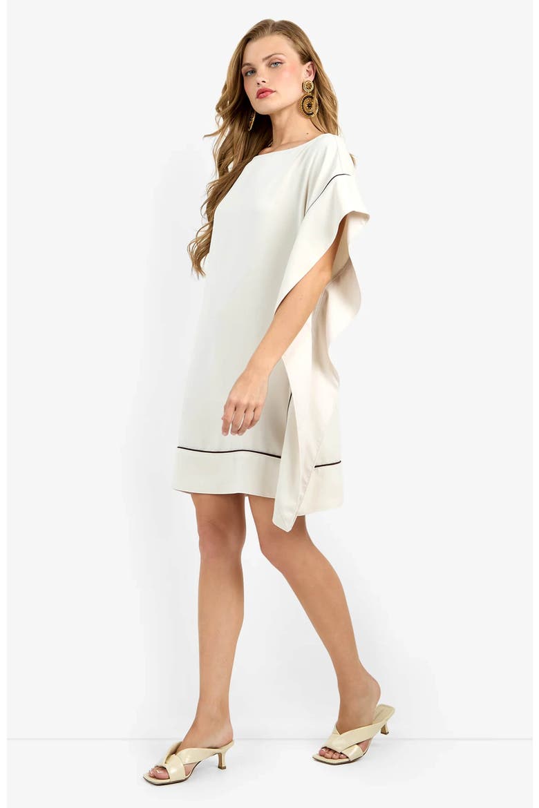 Kalena Caftan Dress, Alternate, color, Bonita Beige
