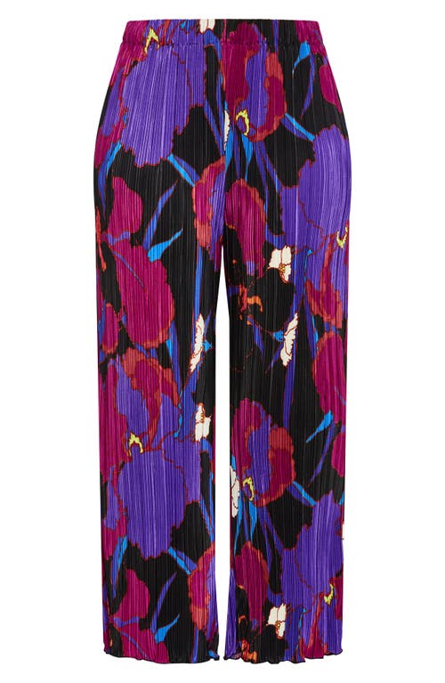 City Chic Kira Print Pants In Multi