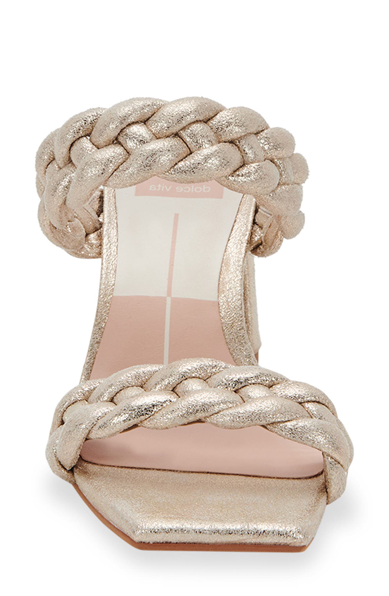 Dolce Vita Paily Braided Sandal, Alternate, color, Gold