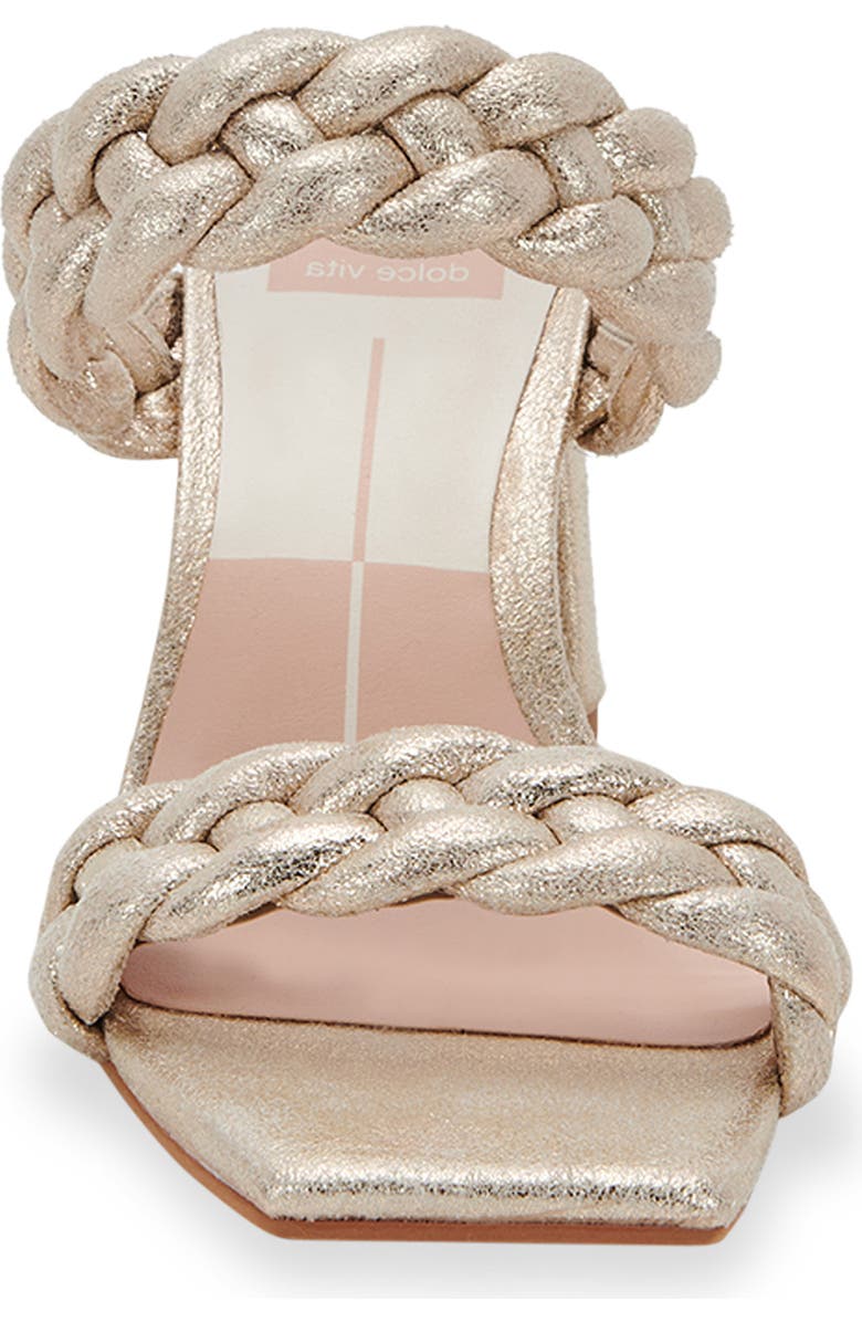 Dolce Vita Paily Braided Sandal, Alternate, color, Gold