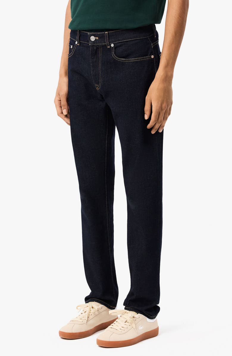 Lacoste Slim Fit Jeans, Alternate, color, 