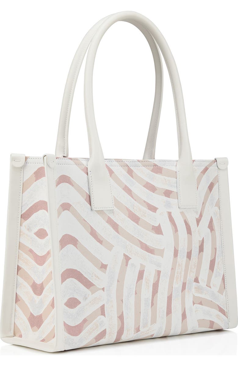 Christian Louboutin Small Nastroloubi Gaagal Print Canvas Tote, Alternate, color, Multi Leche