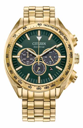 Citizen Mother-of-Pearl Chronograph Quartz Bracelet Watch, 39.2mm x 9.5mm