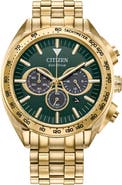 Citizen Mother-of-Pearl Chronograph Quartz Bracelet Watch, 39.2mm x 9.5mm