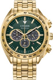Citizen Mother-of-Pearl Chronograph Quartz Bracelet Watch, 39.2mm x 9.5mm