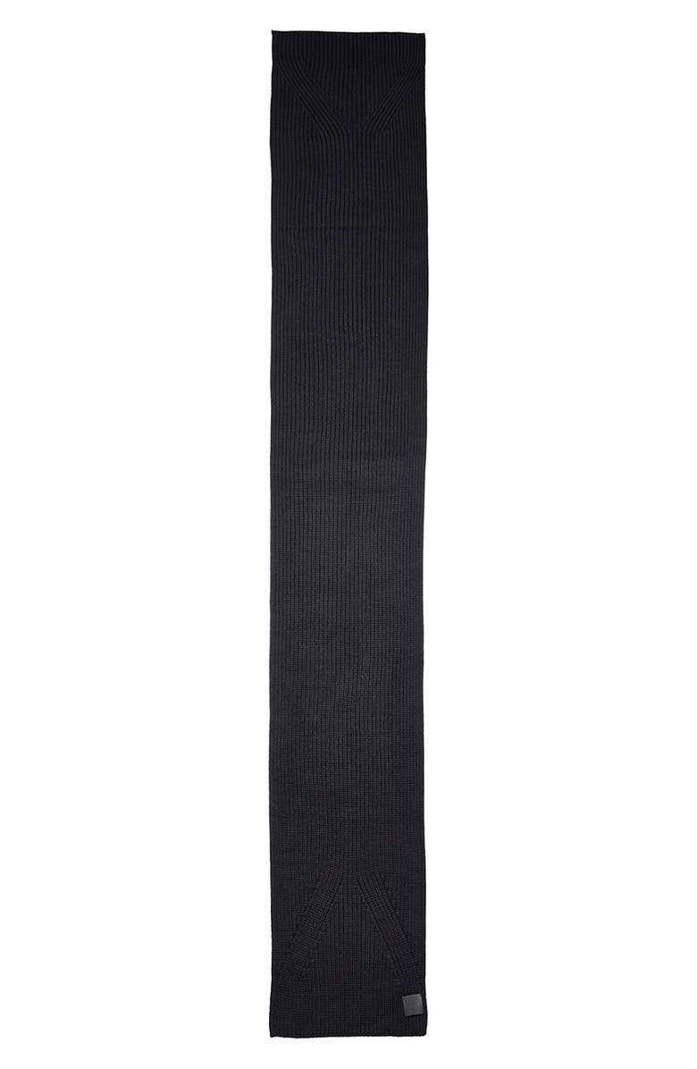 AllSaints Traveling Ribbed Scarf, Alternate, color, 
