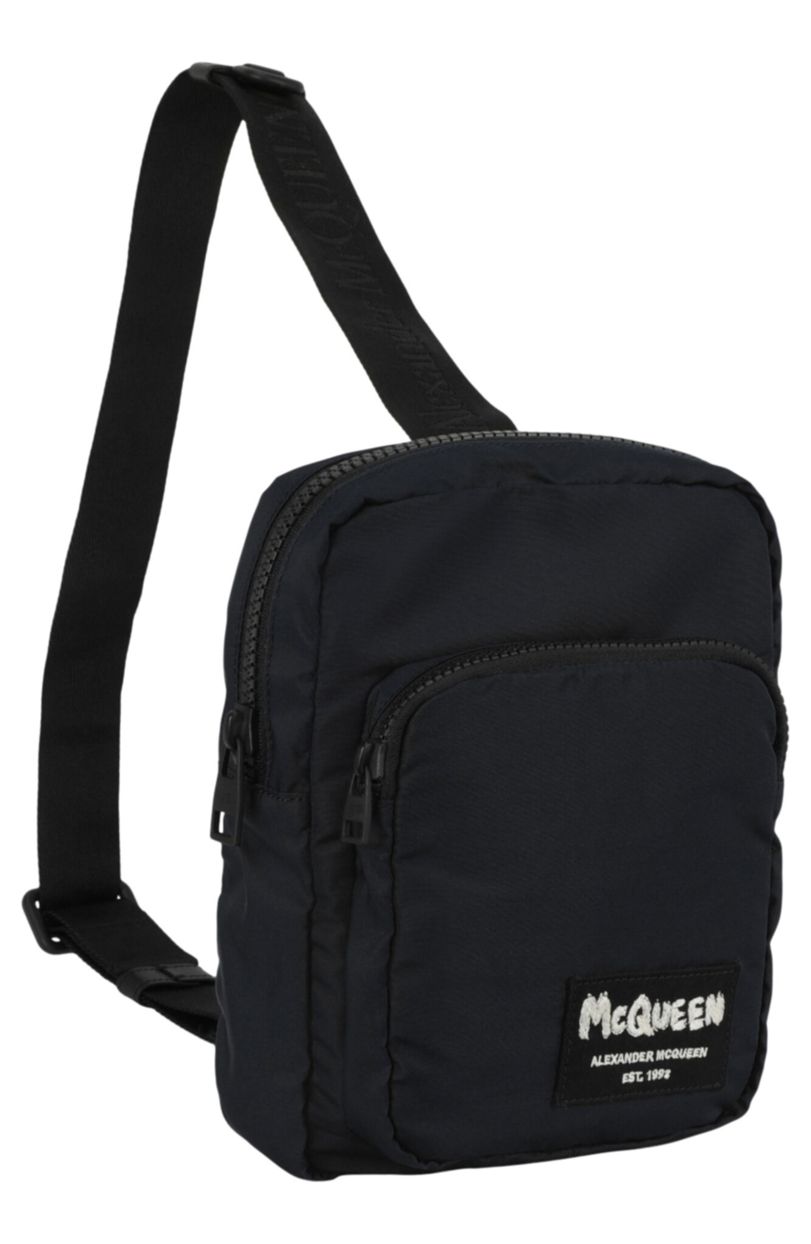 Alexander McQueen Puma Logo Camera Crossbody Bag, Alternate, color, 