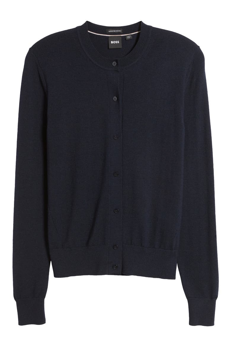 Fadenasi Wool Cardigan Sweater, Alternate, color, SKY CAPTAIN