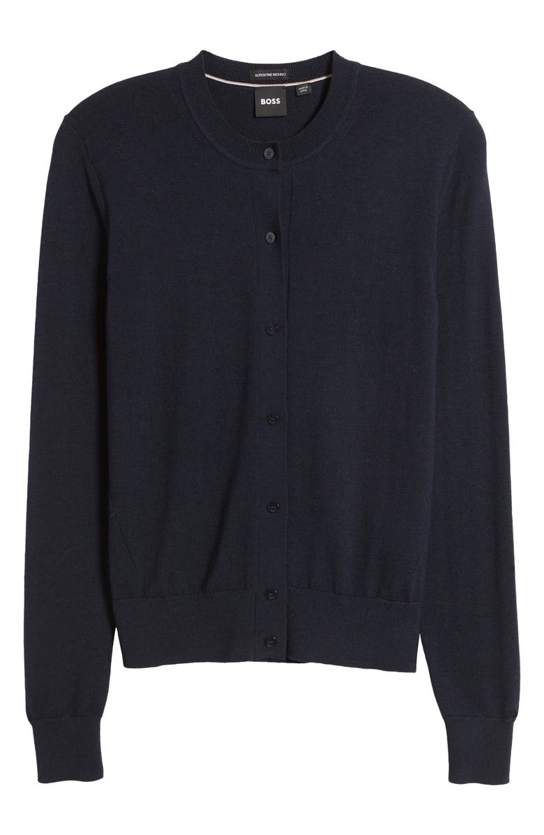 BOSS Fadenasi Wool Cardigan Sweater, Alternate, color,