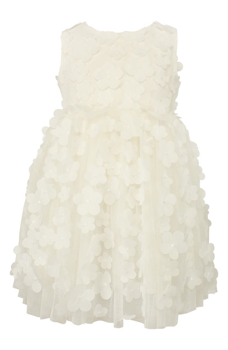 Popatu Kids' Floral Appliqué Dress, Main, color, 