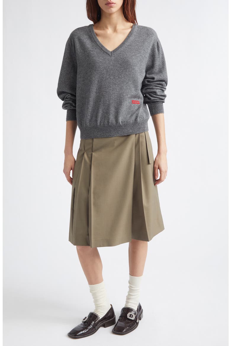 Front Pleated Convertible Shorts, Main, color, KHAKI
