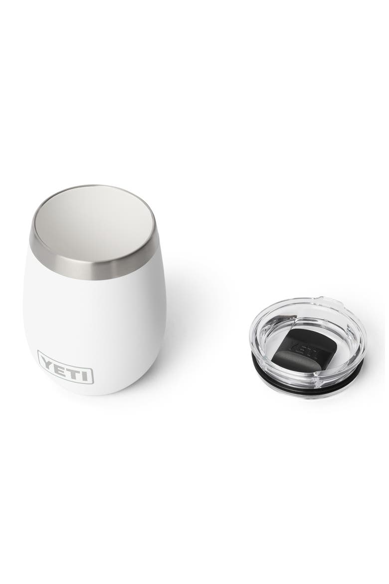 Rambler 10-Ounce Wine Tumbler, Alternate, color, WHITE
