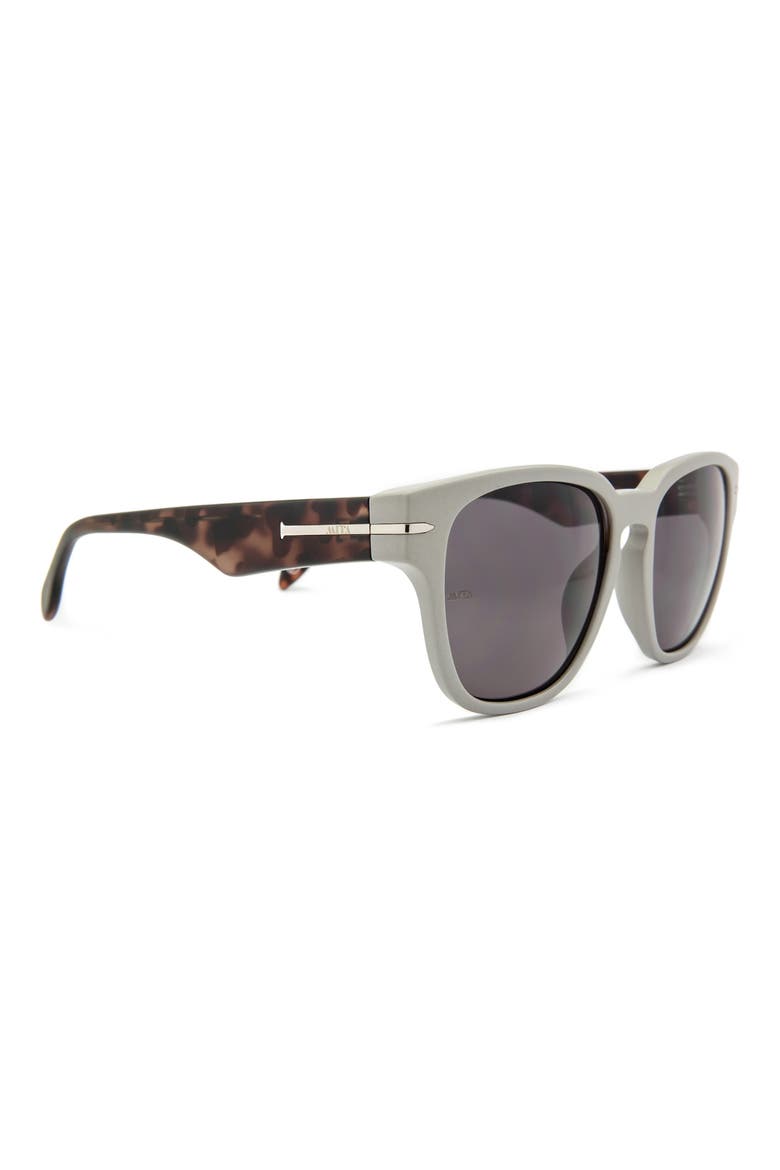 Key West 55mm Square Sunglasses, Alternate, color, MATTE COOL GREY/ SMOKE
