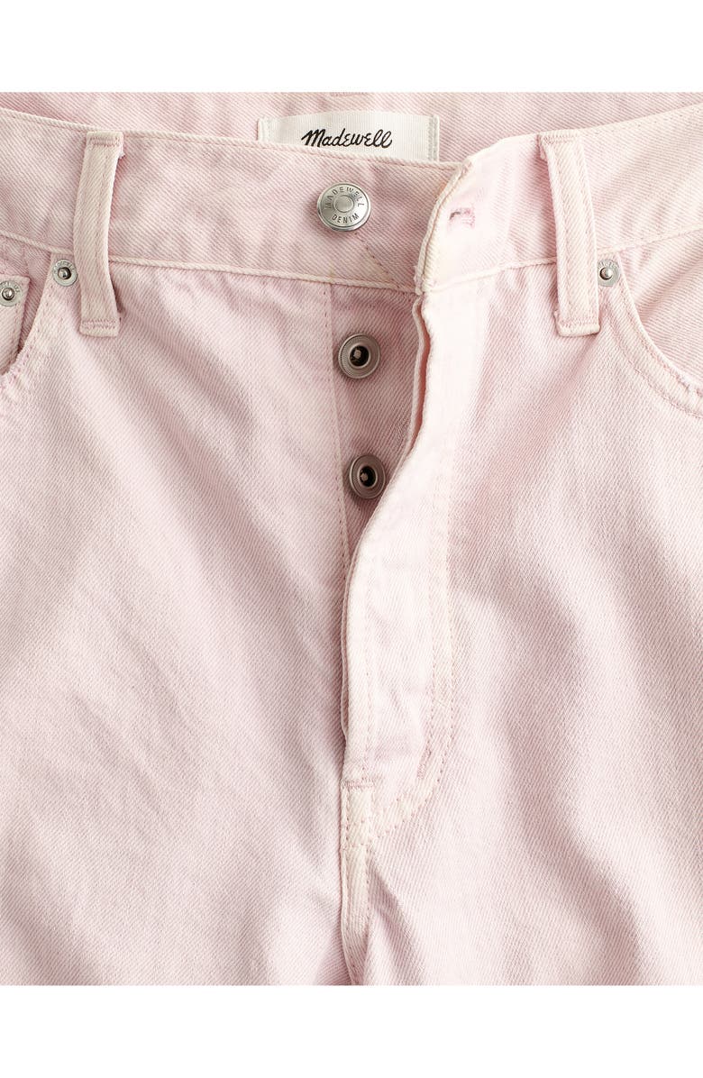 Madewell Low Slung Baggy Crop Jeans, Alternate, color, Marble Lilac