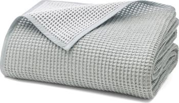 Boll & Branch Waffle Knit Two-Tone Bed Blanket