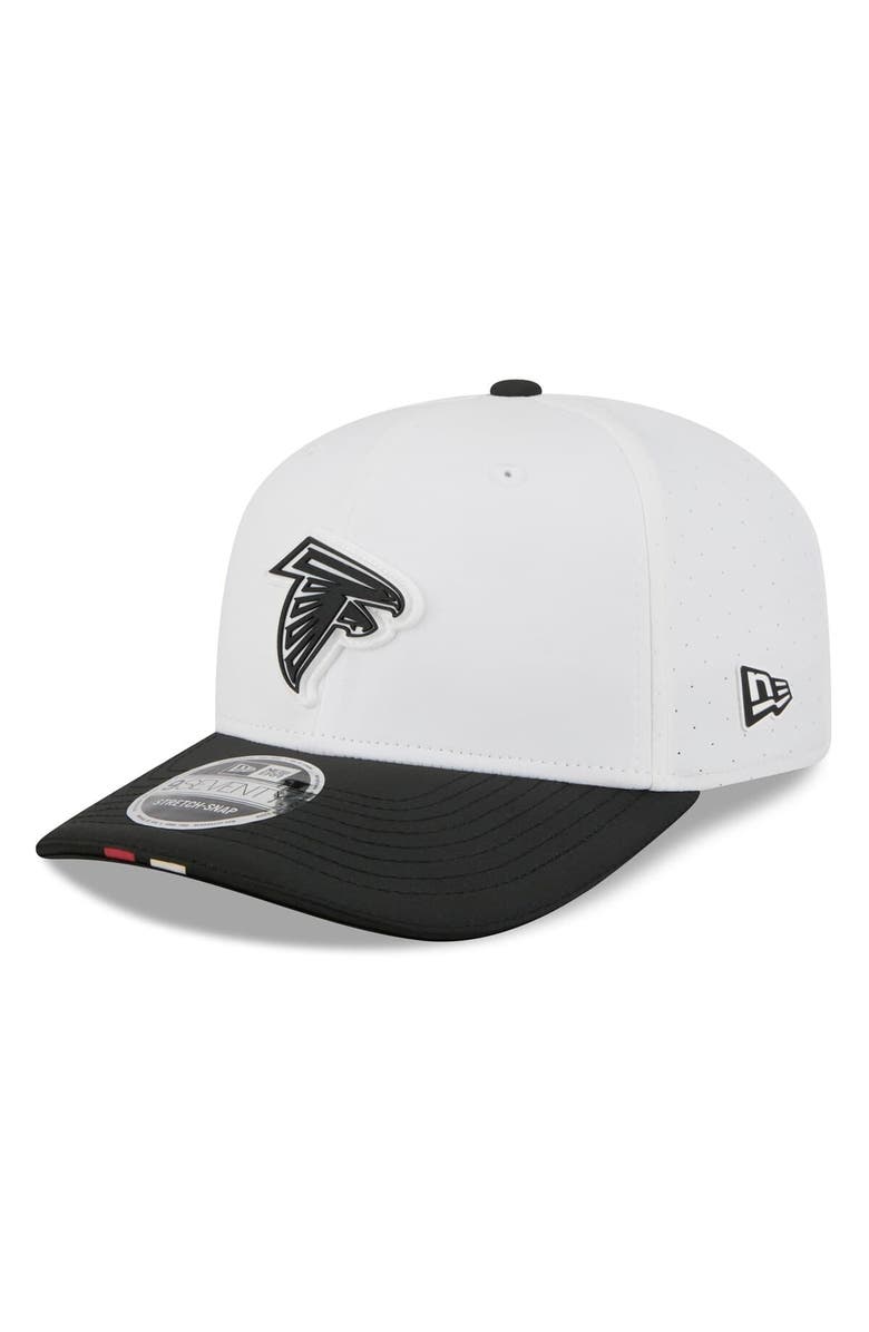 New Era Men's New Era  White/Black Atlanta Falcons 2025 NFL Training Camp 9SEVENTY Adjustable Hat, Main, color, 