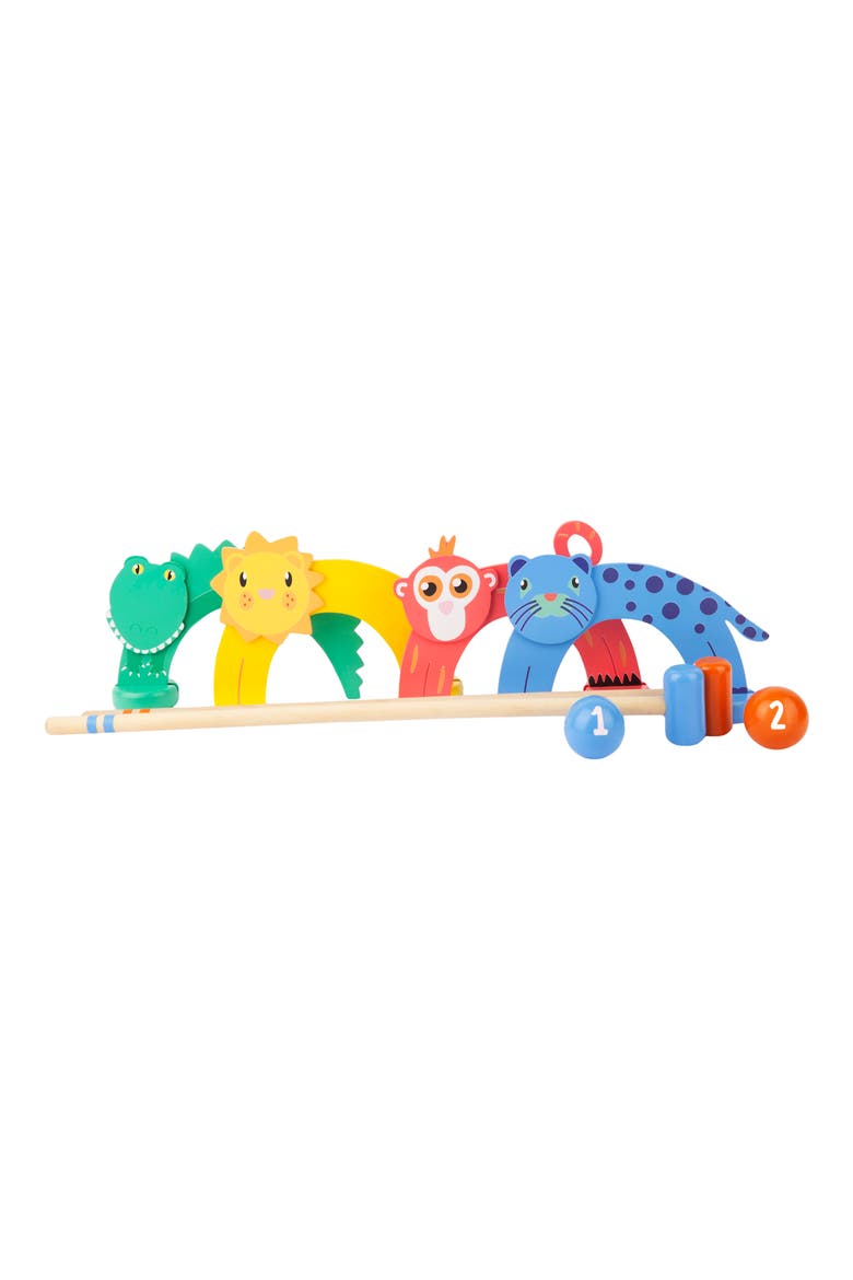 Zoo Croquet Set, Main, color, MULTI