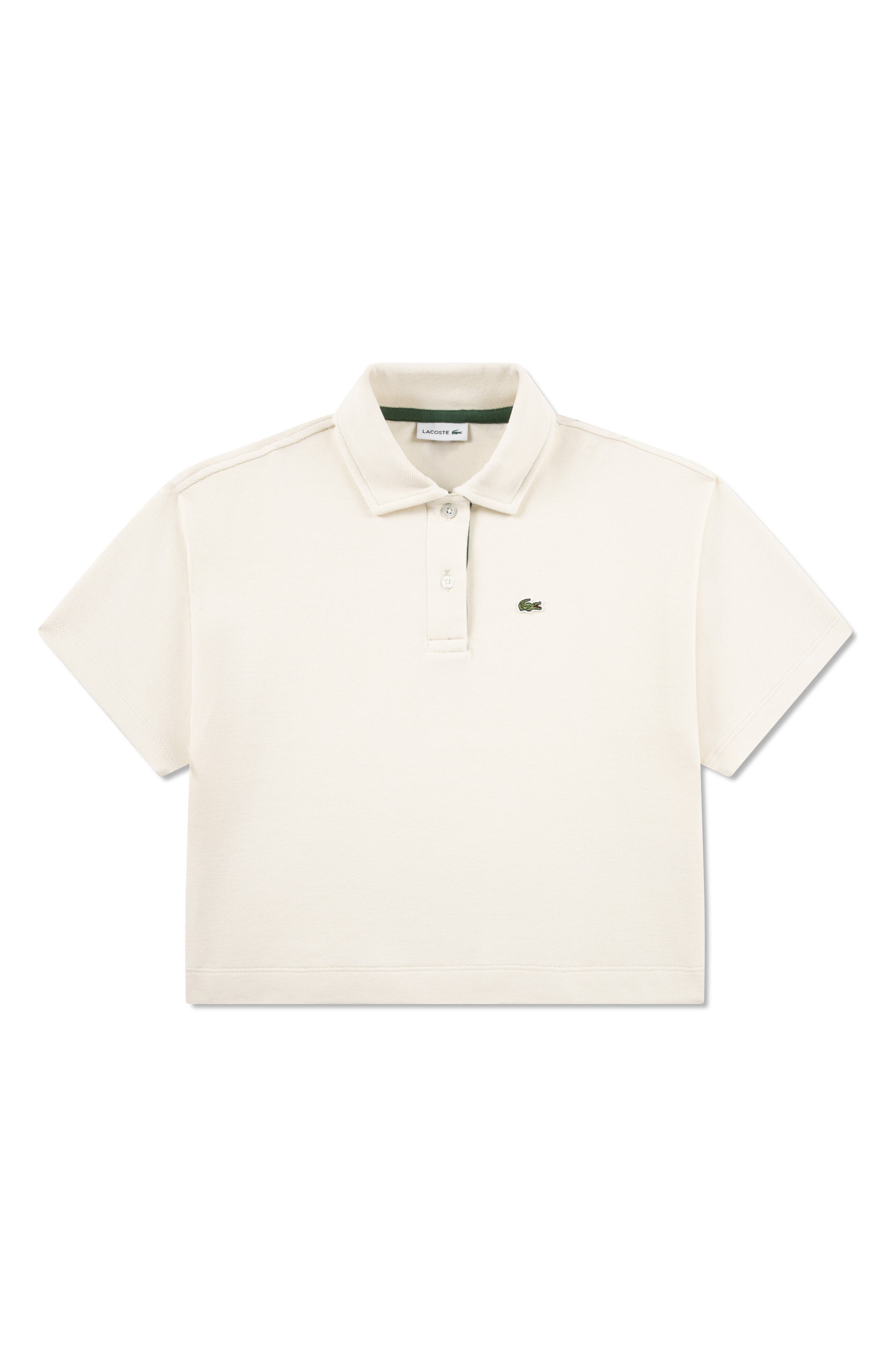 Kids' Stretch Cotton Piqué Oversize Polo