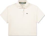 Lacoste Kids' Stretch Cotton Piqué Oversize Polo