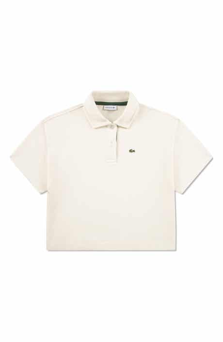 Kids' Stretch Cotton Piqué Oversize Polo