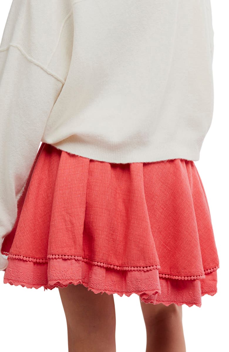 Free People Tulip Layered Miniskirt, Alternate, color, 