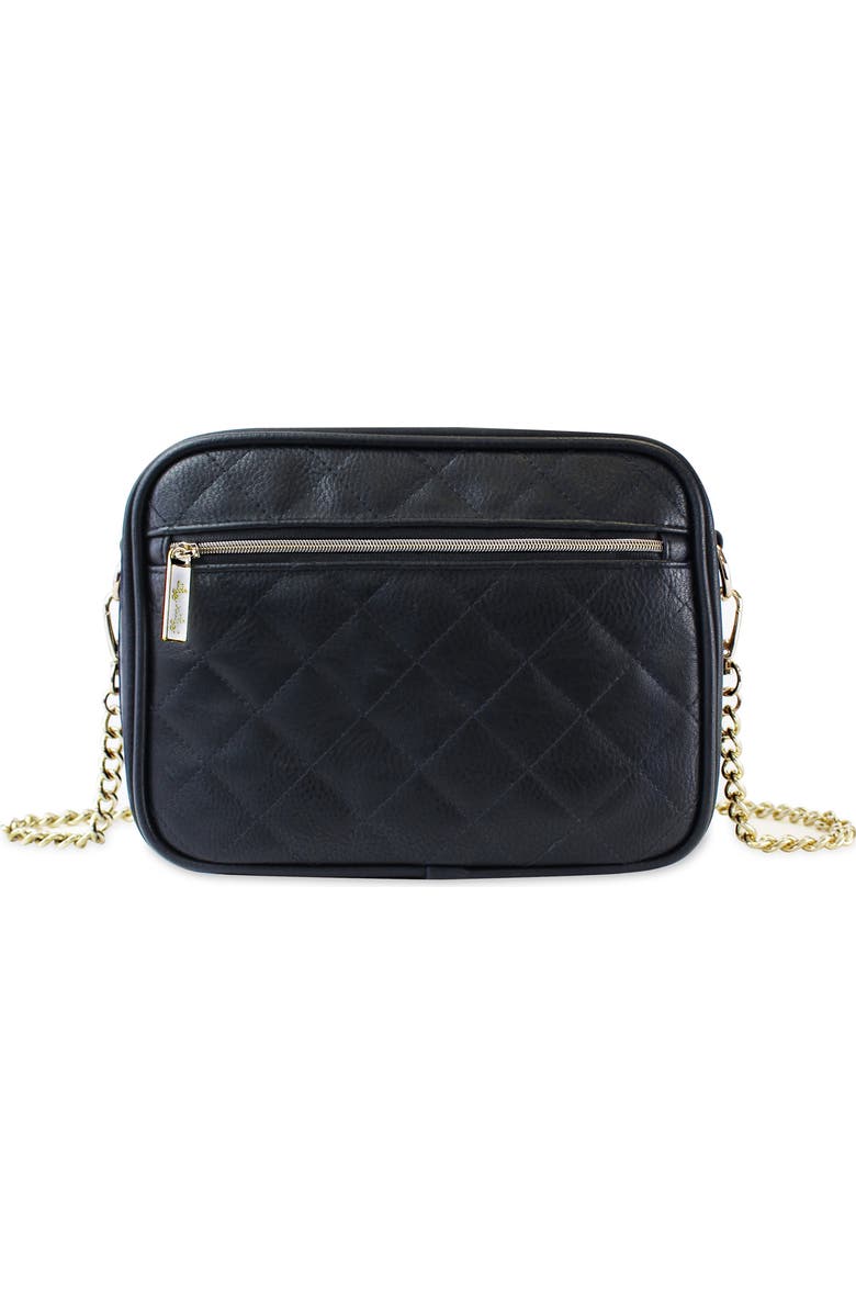 Itzy Ritzy Double Take Faux Leather Crossbody Diaper Bag, Alternate, color,