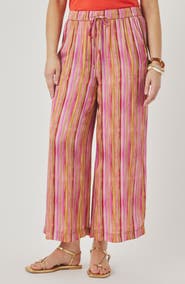 Splendid Angie Stripe Wide Leg Pants
