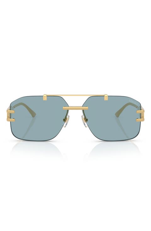 60mm Rectangular Sunglasses