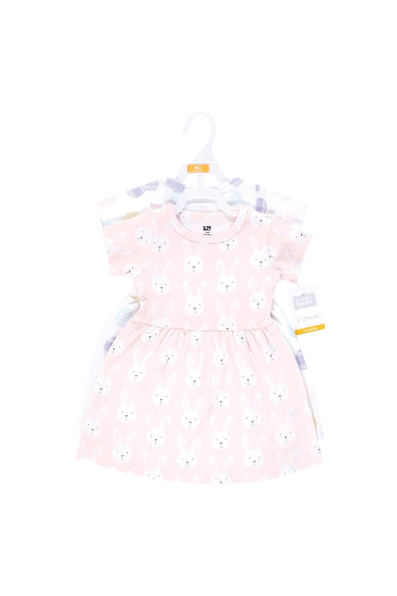 Two Pack Dress Set, Alternate, color, Easter Bunny Pink
