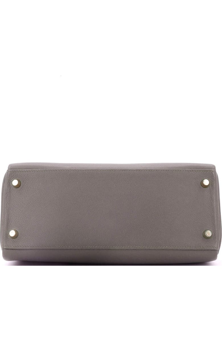 Pre-Owned Hermes Kelly Handbag Grey Evercolor with Gold Hardware 28, Alternate, color,