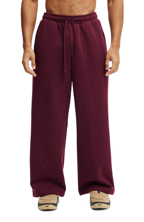 Cotton On Super Baggy Track Pant In Red