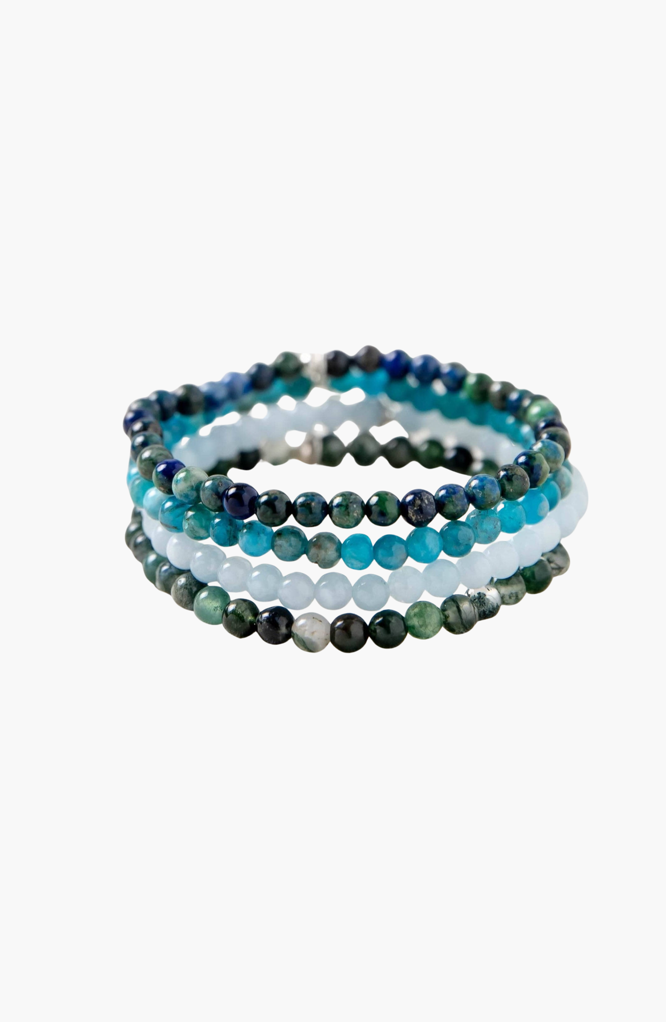 selected Blue / Green / White
