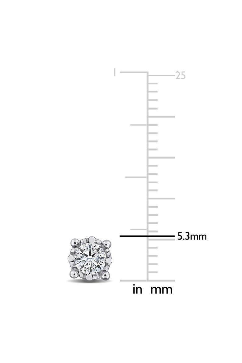 1/2 CTW Lab-Grown Diamond Stud Earrings, Alternate, color, Sterling Silver