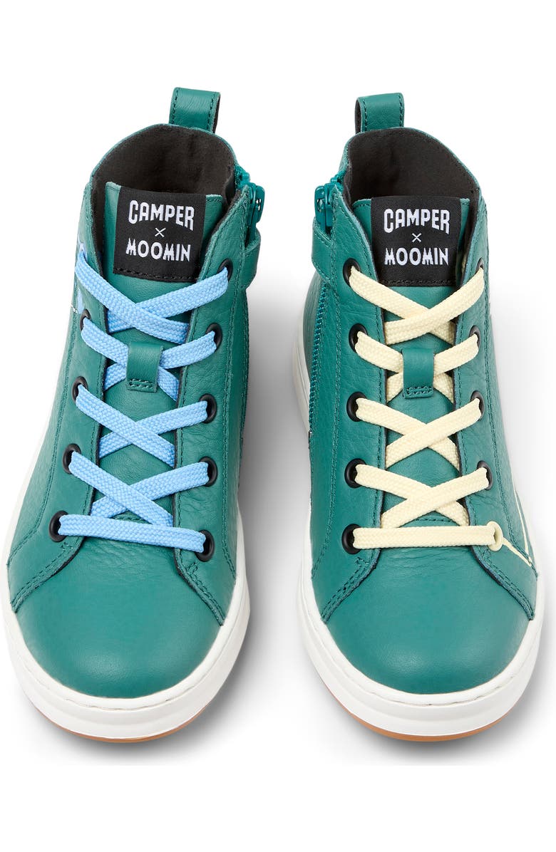 Camper Kids' Runner Four Twins Sneakers, Alternate, color, Medium Green