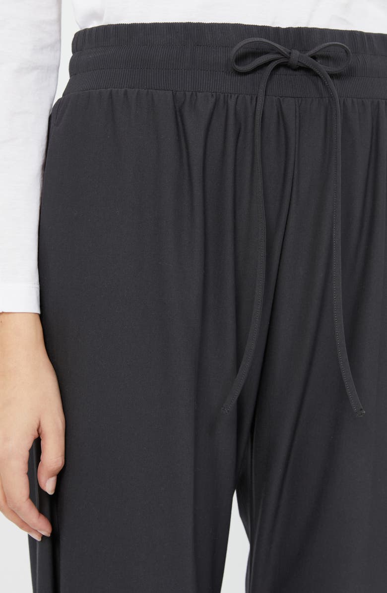 MM by Max Mara Aderire Tie Waist Pants, Alternate, color, Dark Grey