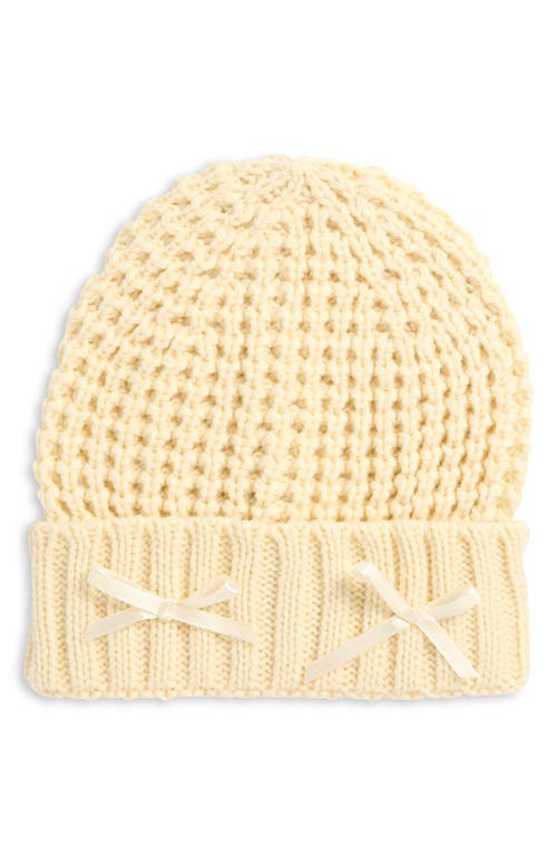 BP. Bow Beanie in Beige 