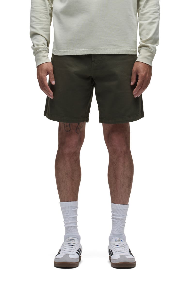 Venice Cotton Twill Chino Shorts, Main, color, CYPRESS GREEN