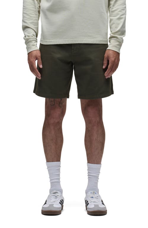 Hudson Jeans Venice Cotton Twill Chino Shorts In Gray