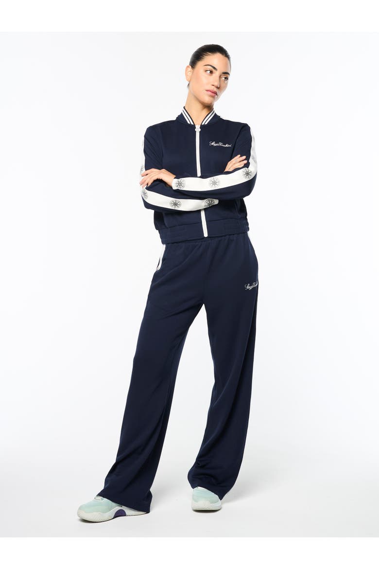 Women's Bussola Track Jacket, Alternate, color, MARITIME BLUE