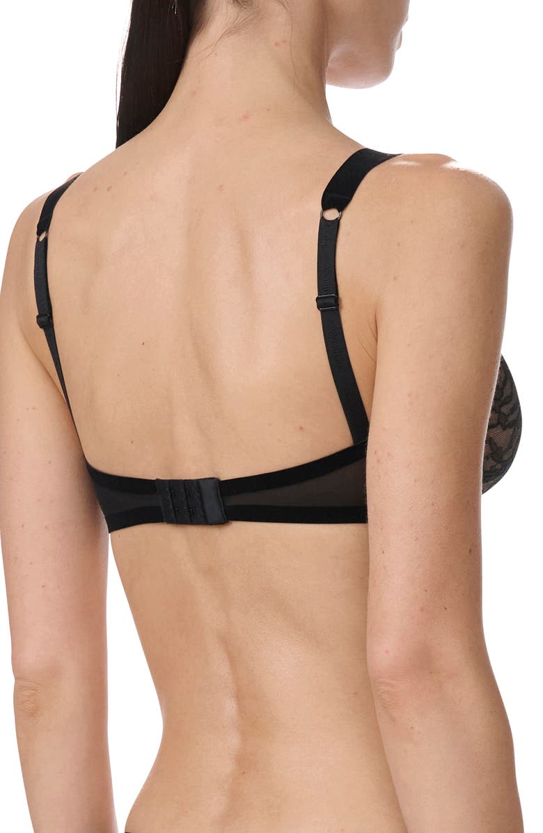 Wolford Unlindes Underwire Plunge Bra, Alternate, color, 