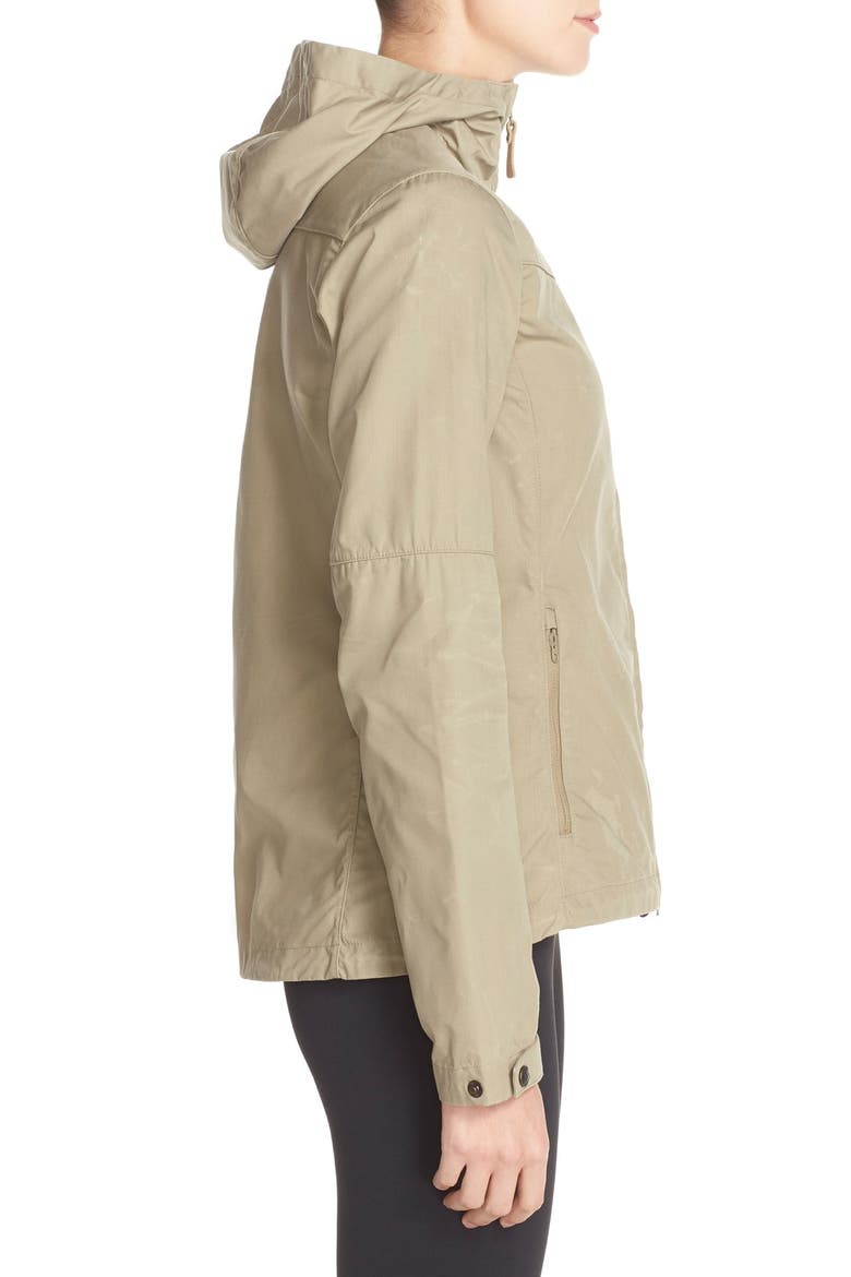 'Stina' Hooded Water Resistant Jacket, Alternate, color, LIGHT KHAKI
